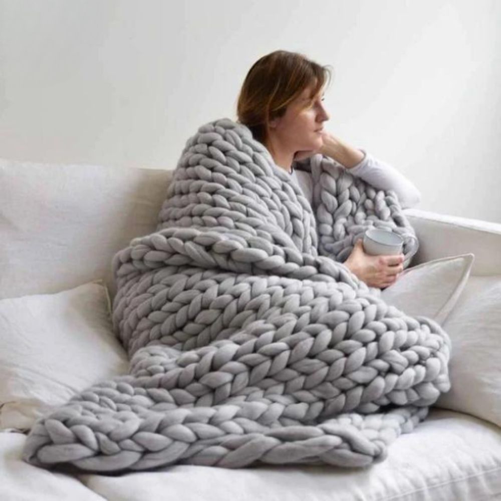 StrickDecke™ - Knit your own (winter) blanket! [Last day discount]