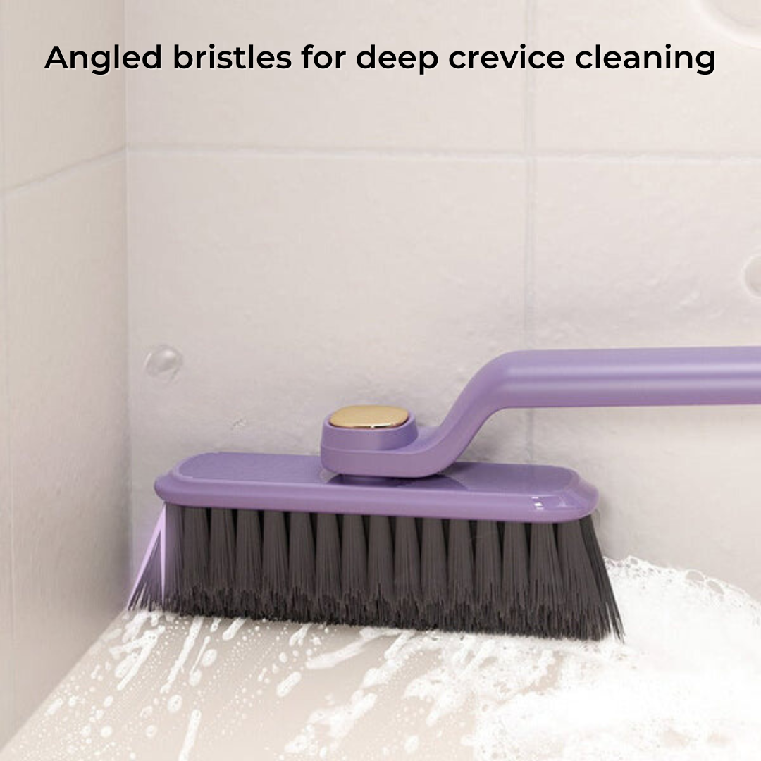 Multifunctional rotating joint cleaning brush