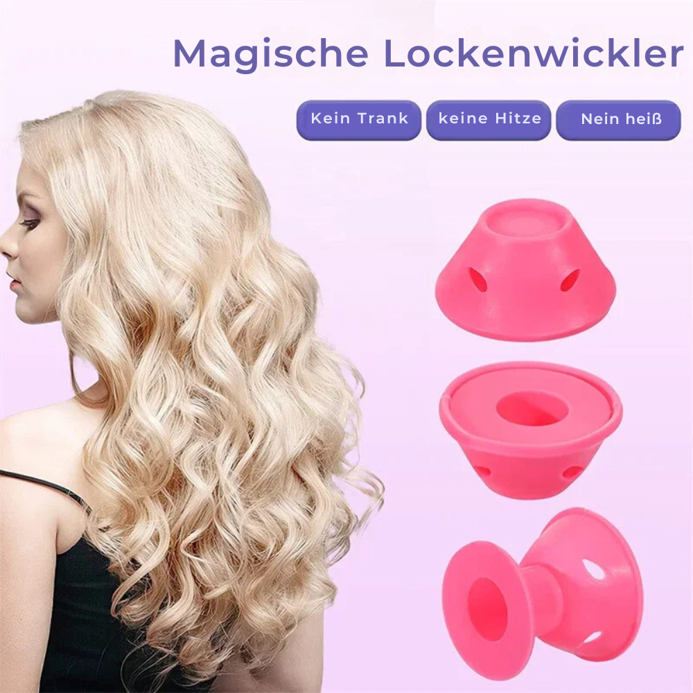 Silicone heat -free curlers