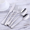 SILVERSET™ - 5-teiliges Silber-Edelstahl-Besteck-Set