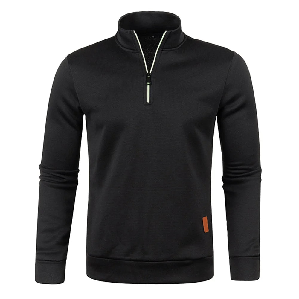 Thicker Half Zip Pullover Sweatshirt for Men 