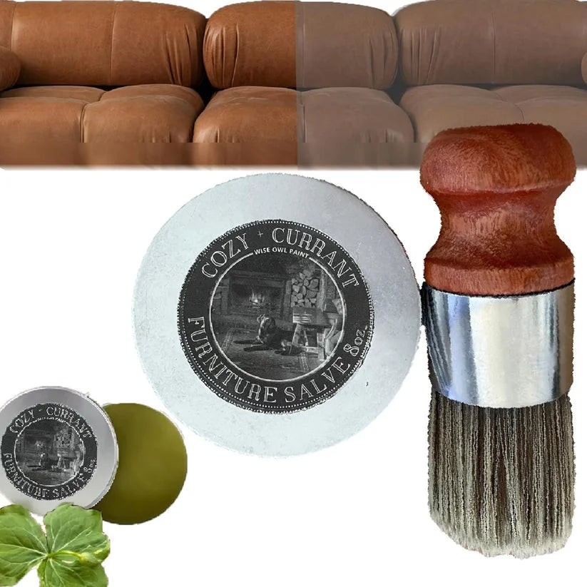 FurniSho™ - Wise Owl Furniture Ointment &amp; Brush - Transform your furniture with a touch of nature! [Last Day Discount]