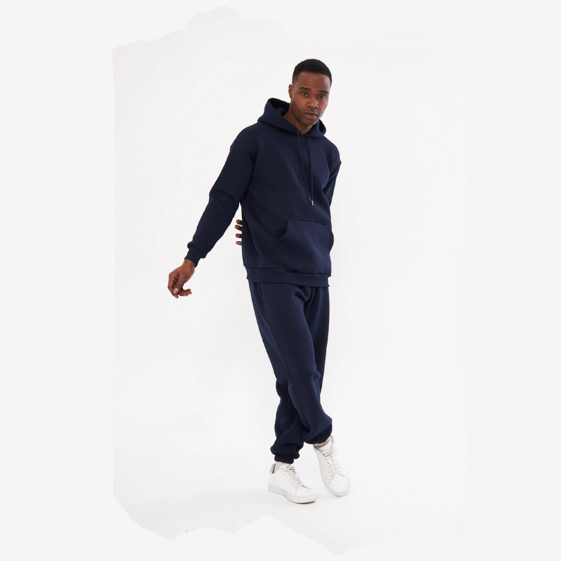 50% OFF | Basic men's hoodie and pants set