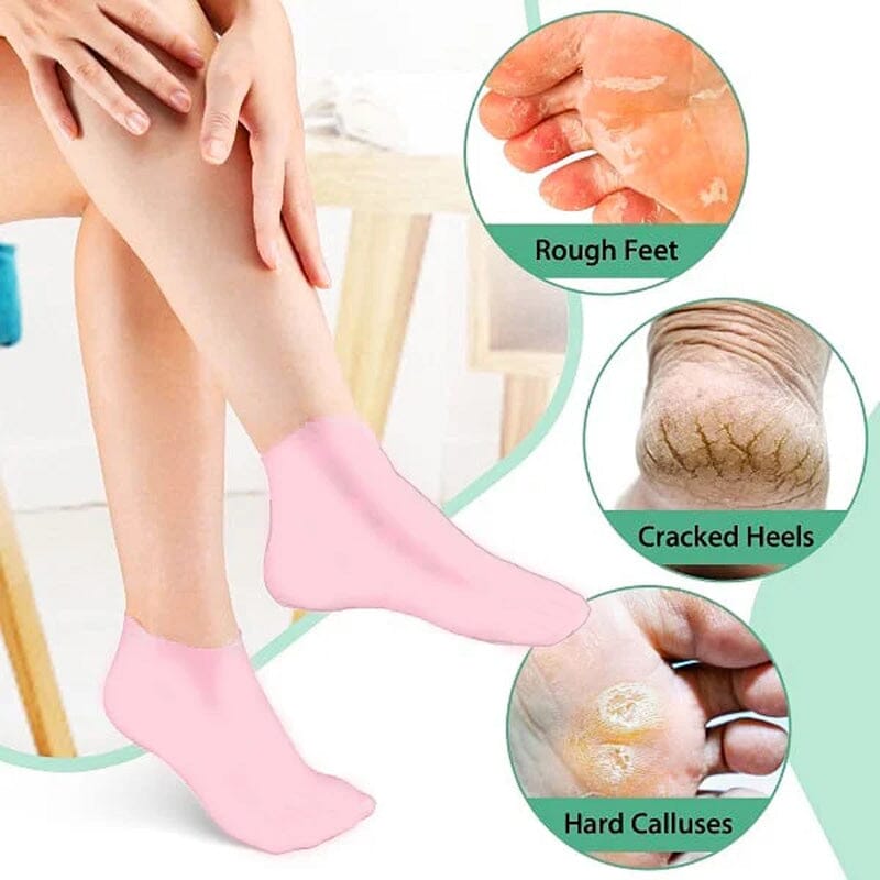 Stepsoothe | Women's foot bath pedicure silicone socks