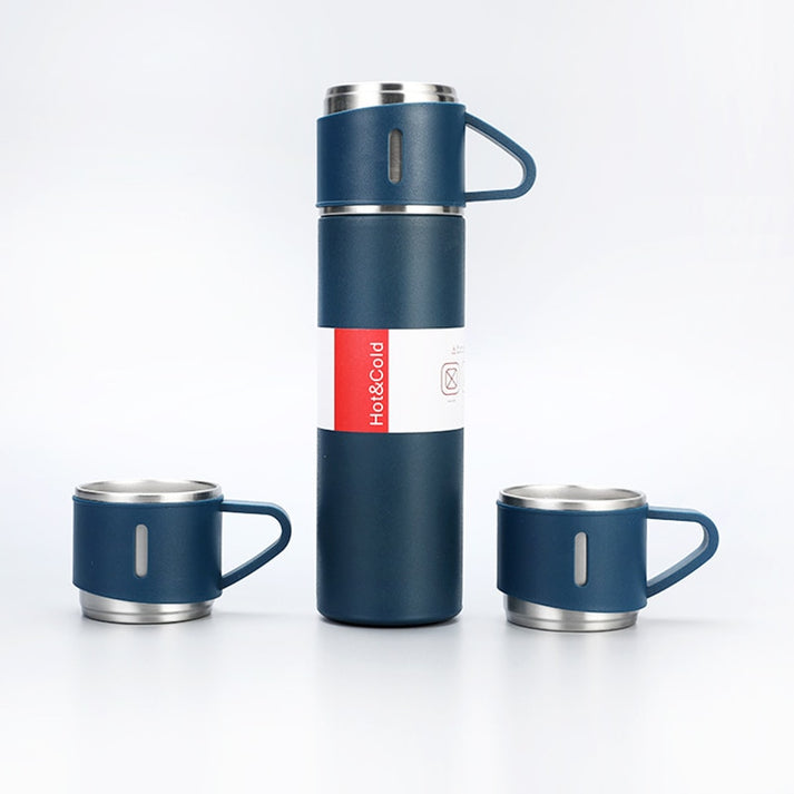 Thermal travel bottle & cup set