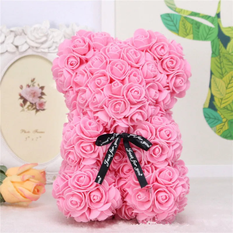 Flower bear for Valentine's Day