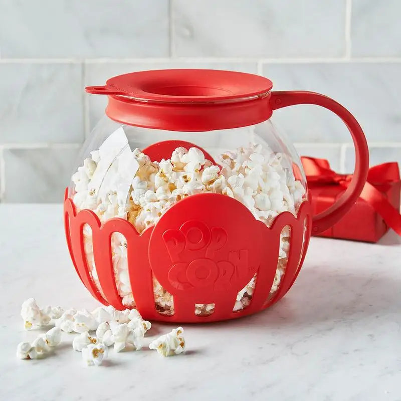 Mikrowelle Glas Popcorn Popper