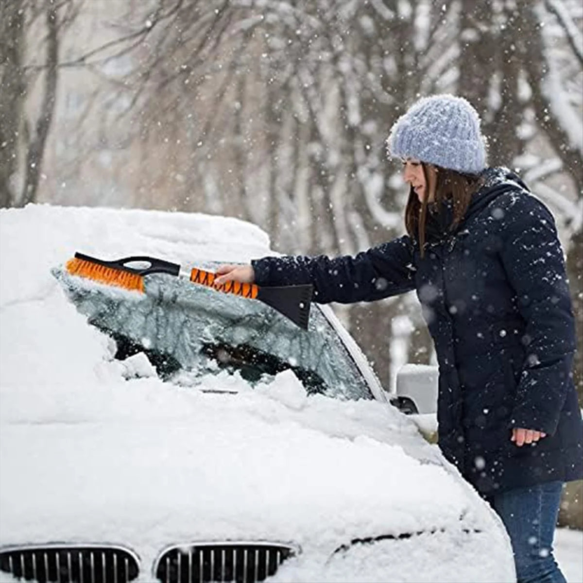 Auto-Schneepflug & Bürstenset