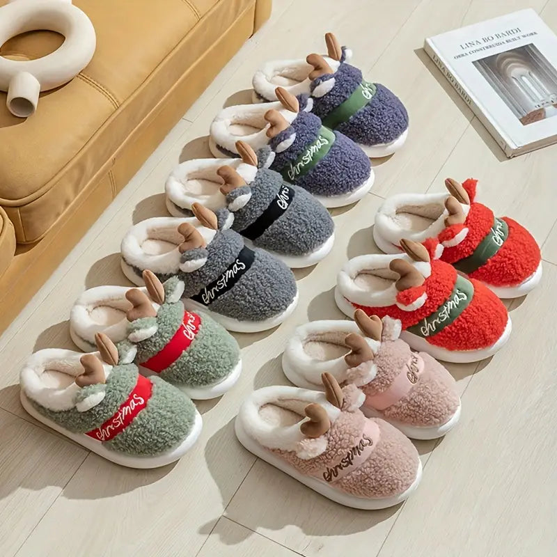 MerryFit™ Christmas Reindeer Slippers [Last Day Discount]