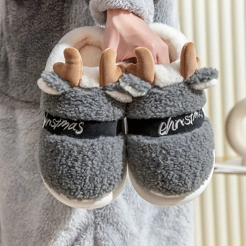 MerryFit™ Christmas Reindeer Slippers [Last Day Discount]