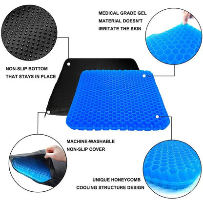 Gel seat cushion