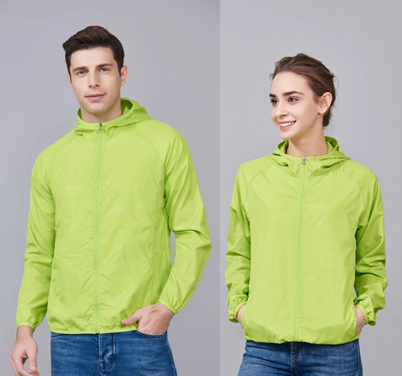 Waterproof unisex hiking jacket