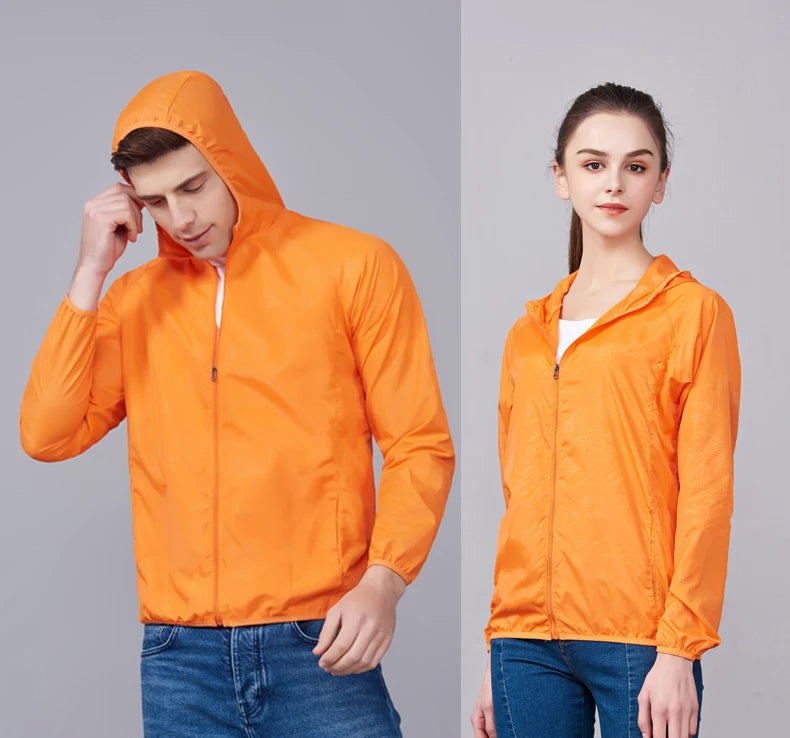 Waterproof unisex hiking jacket