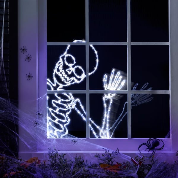 SkeletalGlow - Skeleton Waving Ghost LED Light