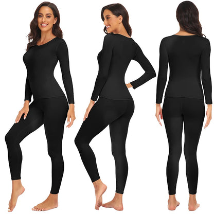 Ladies seamless thermal set