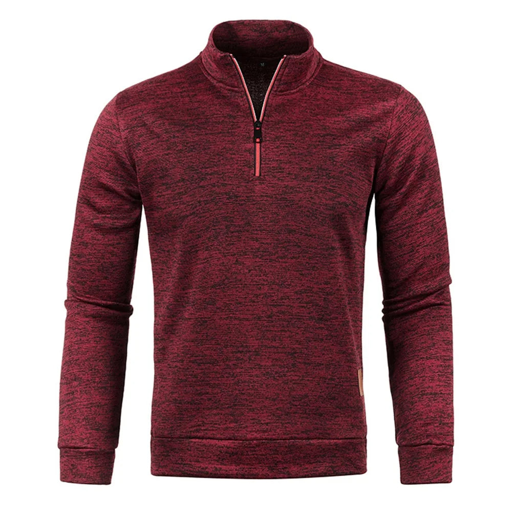 Thicker Half Zip Pullover Sweatshirt for Men 