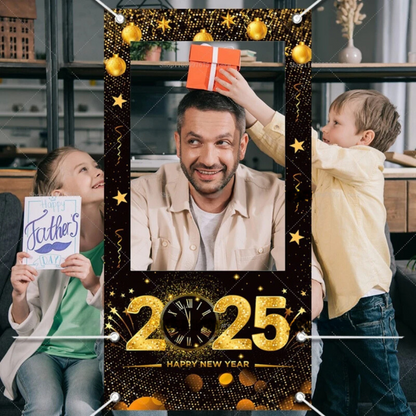 2025 New Year's photo box props & frame set