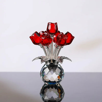 Red crystal-loving rose