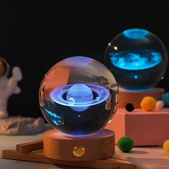 Luminous™ - 3D Glowing Crystal Globe - a night light like no other! [Last Day Discount] 