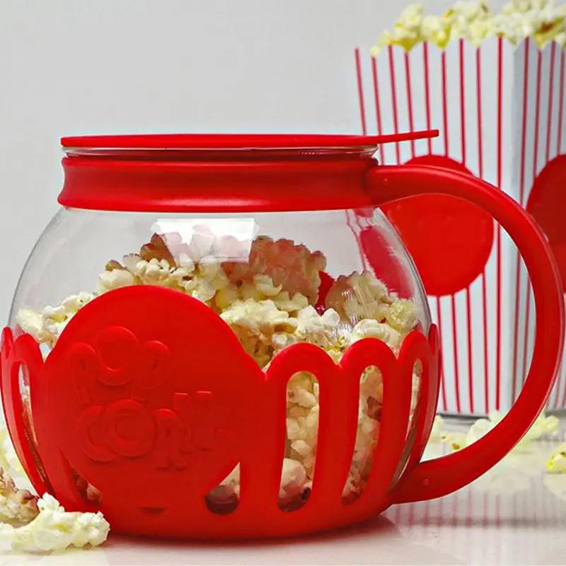 Mikrowelle Glas Popcorn Popper