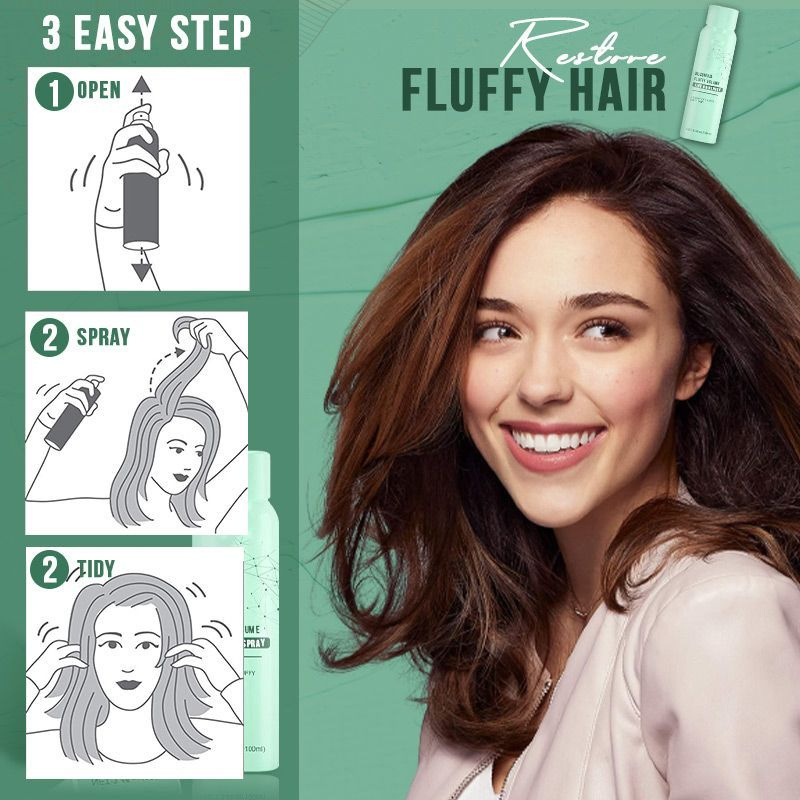 (1+1 FREE) | FluffyHair™ - Eelhoe Oil Control Volume Spray [Last Day Discount]