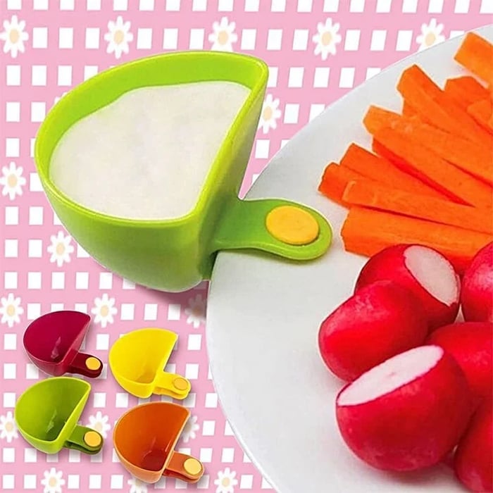 (4+4 Free) EasyDip™ - Dip Clip Bowl Plate Holder [Last Day Discount]