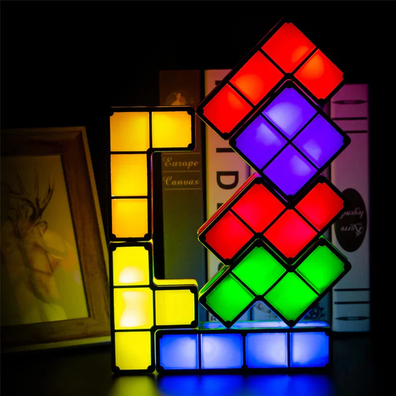 Mood Light Retro Tetris Lamp Light | 50% OFF