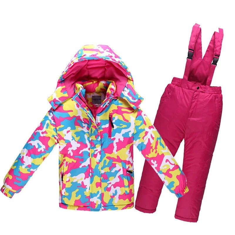 Children's windbreaker winter suit