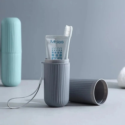 Portable toothbrush cover