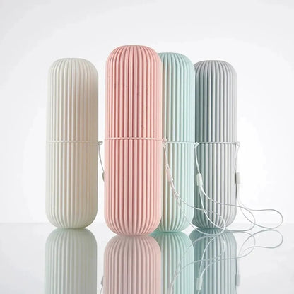 Portable toothbrush cover