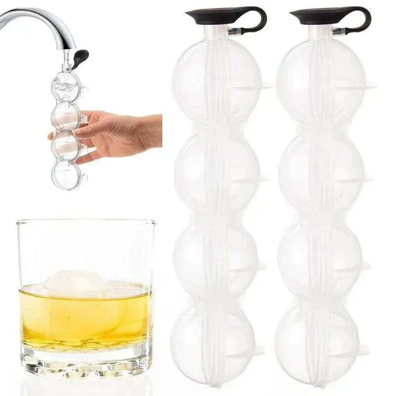 SphereIce™ - 4-cell Ice Hockey Whiskey Ice Molder [Last Day Discount]