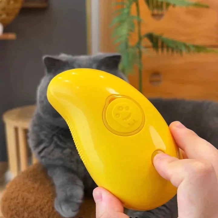 CleanBrush™ - 3-in-1 steaming cat brush