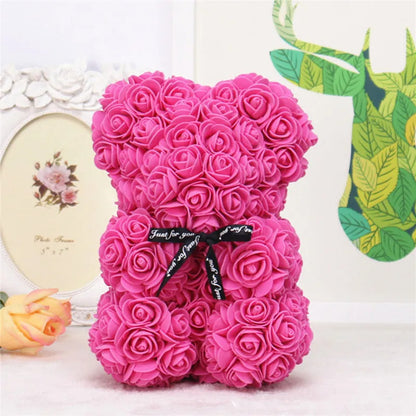 Flower bear for Valentine's Day