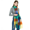 Cheerful cashmere winter scarf