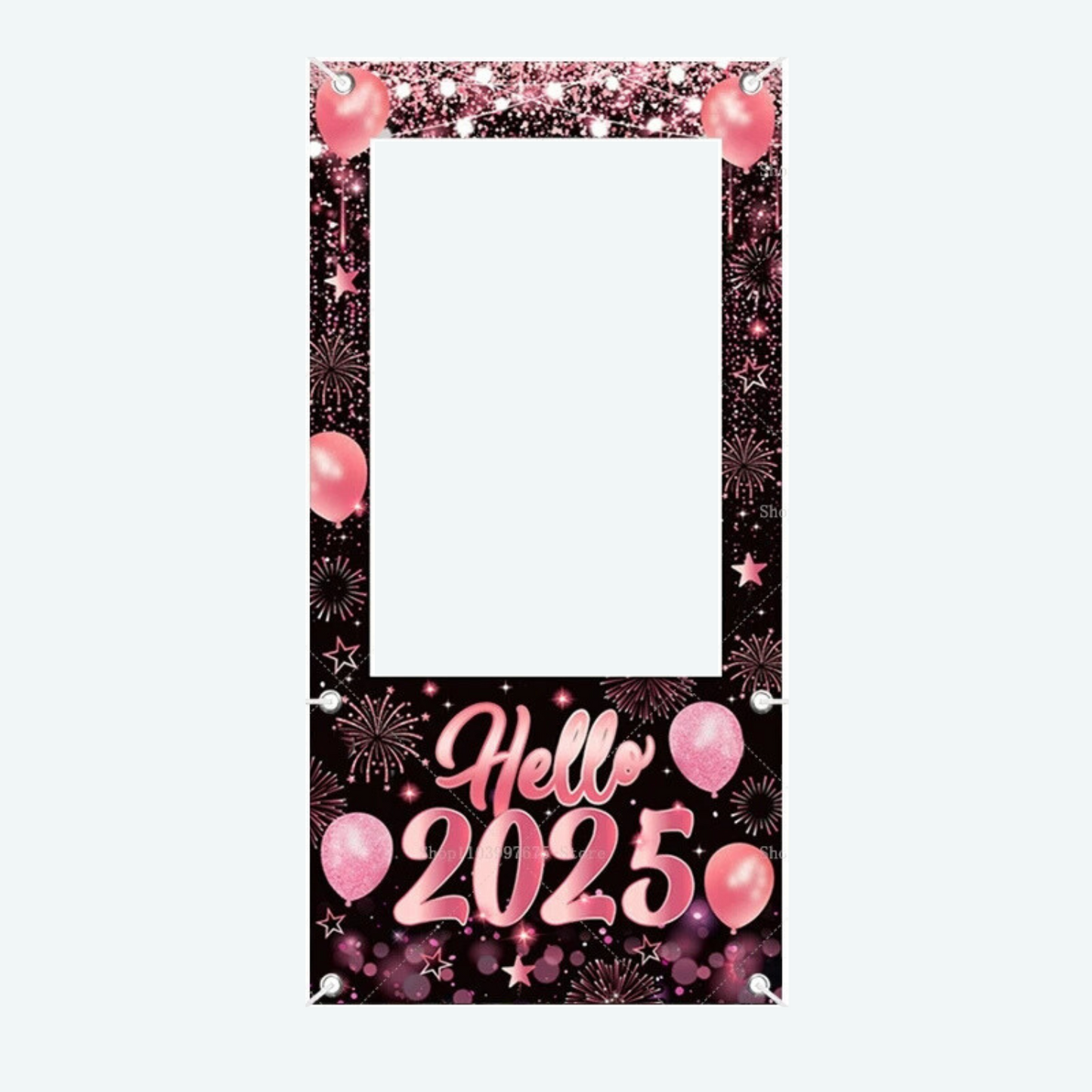 2025 New Year's photo box props & frame set