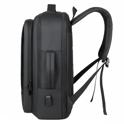 Travel backpack with USB charging connection