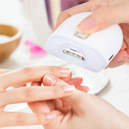 USB nail trimmer with LED light