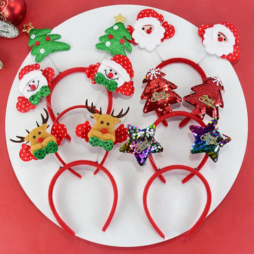 12 piece Christmas headbands