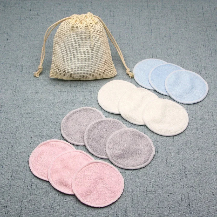 Reusable bamboo make-up remover pads