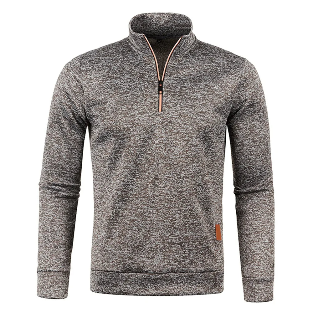 Thicker Half Zip Pullover Sweatshirt for Men 