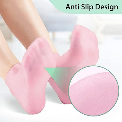 Stepsoothe | Women's foot bath pedicure silicone socks