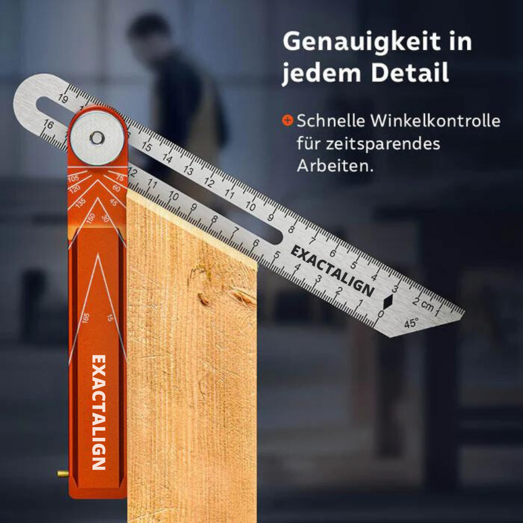 ExactAlign - angle bevel with two rulers 