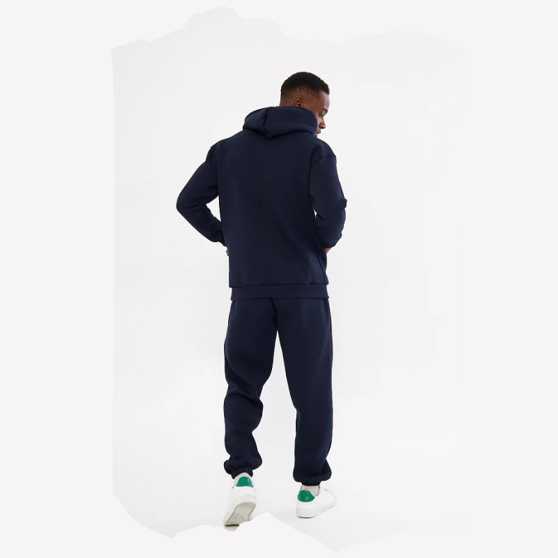 Basic men's hooded sweater and pants in the set