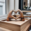 GrainCraft™️ - Love Hands Embellishment with Imitation Wood Grain [Last Day Discount]