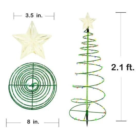 ChristmasBaum™ - Solar LED Metal Christmas Tree with Fairy Lights [Last Day Discount]