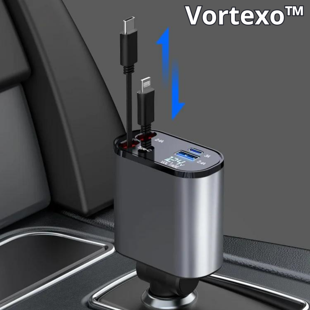 Vortexo - 4-in-1 Wind-up Car Charger