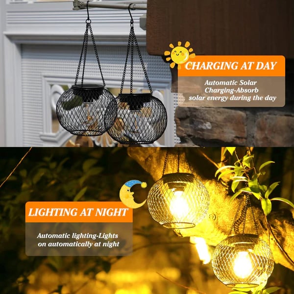 LumenVintage - Retro-style solar lighting for a charming garden atmosphere | 50% OFF