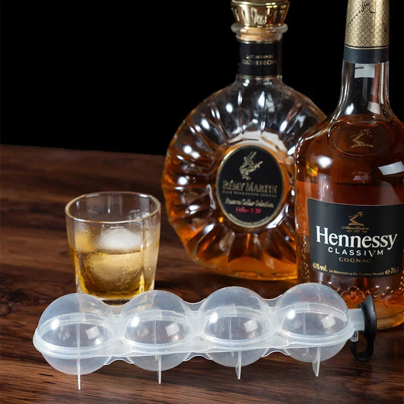 SphereIce™ - 4-cell Ice Hockey Whiskey Ice Molder [Last Day Discount]