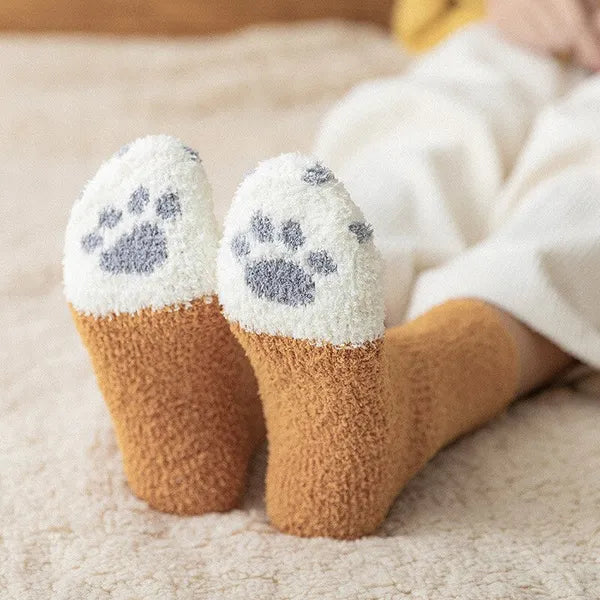 (1+1 FREE) PawSocks™ - Super Warm Cat Paw Socks [Last Day Discount]