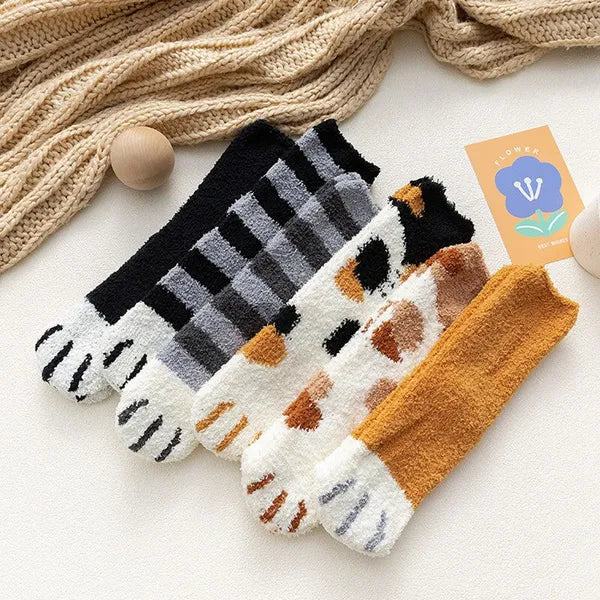 (1+1 FREE) PawSocks™ - Super Warm Cat Paw Socks [Last Day Discount]